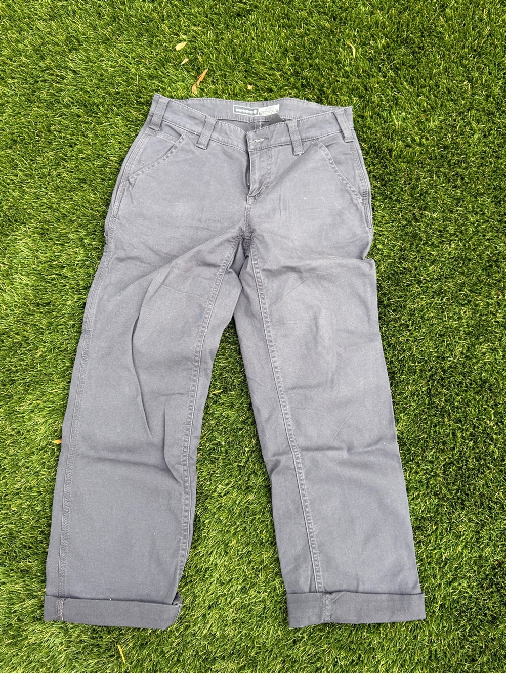 Carhartt Women's Straight Leg Pants in Gray